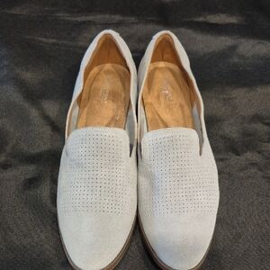 Rockport Perpetua Blue Chambray Suede Loafer